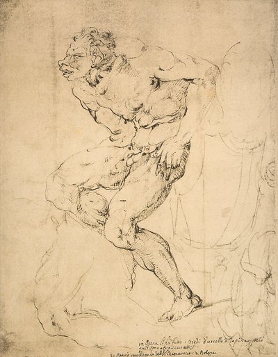A Devil by Michelangelo Buonarroti